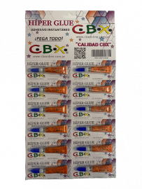 ADHESIVO HIPER GLUE 3GR BLISTER X12u CBX