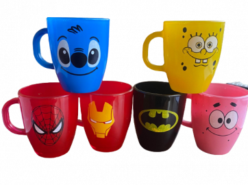 TAZA PERSONAJE VIDRIO