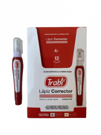 LAPIZ CORRECTOR 7 ML X12 TRABI