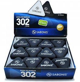 GOMA G302 TRIANGULAR NEGRA X36  SABONIS