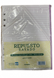 REPUESTO 628 16,5X21 RAYA 90H 6 PERFO