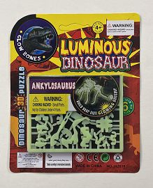 ESQUELETO DINO FLUORESCENTE