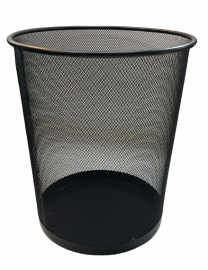 CESTO PAPELERO METALICO 34CM IBICO