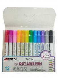 MARCADOR METALIZADO BLISTER X12