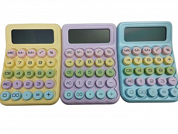 CALCULADORA PASTEL 16X11CM R/C/A