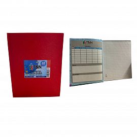 CUADERNO ROJO RAYA ARAÑA 48H 19X24