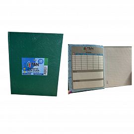 CUADERNO VERDE O RAYA ARAÑA 48H 19X24