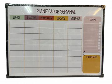 PIZARRA SEMANAL 60X80 PLANNING GALAXIA