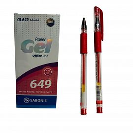 GEL 649 ROJO ROLLER 0.5 SABONIS