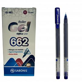 GEL 662 AZUL ROLLER 0.5 SABONIS X12