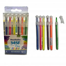 RESALTADOR 345F FLUO X6 COL. SABONIS