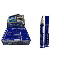 MARCADOR 5050 PIZARRA AZUL X12 SABONIS
