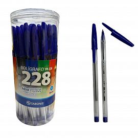 BOLIGRAFO 0,7 FB 228 AZUL X36 SABONIS