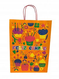 BOLSA FELIZ CUMPLE 30X12X41 FANPCAK