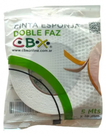 CINTA ESPONJA BIFAZ 18X5 CBX